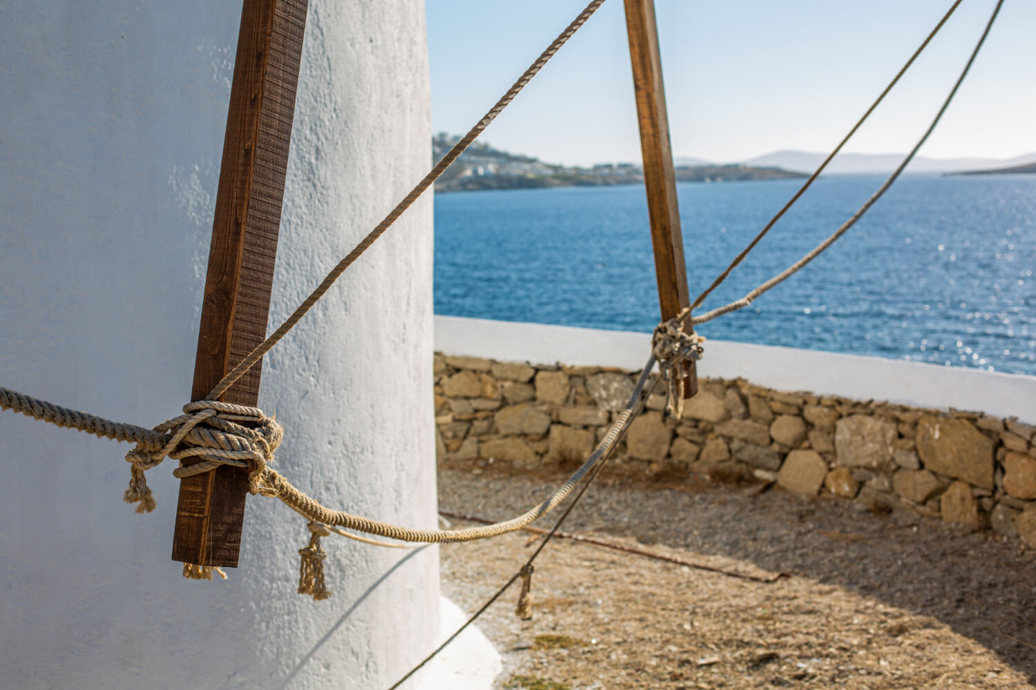 Paysage de Mykonos - Location de Quad