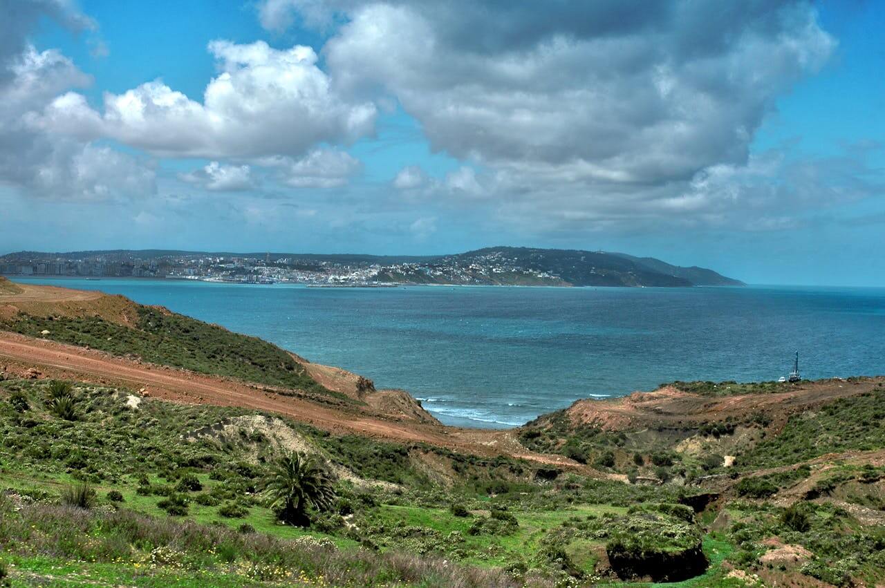 Paysage de Tanger vue mer - Location de Quad